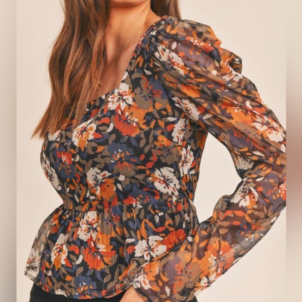 Sadie and Sage Multicolor Marigold of Eventide Blouse